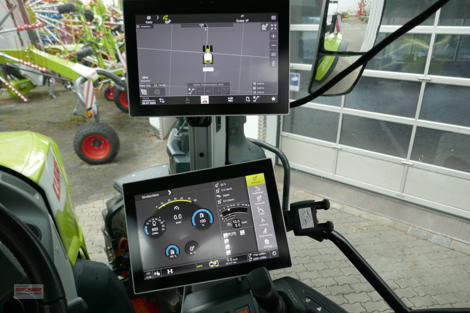 CLAAS Arion 550 CMATIC CEBIS with CEMIS RTK — photo 12